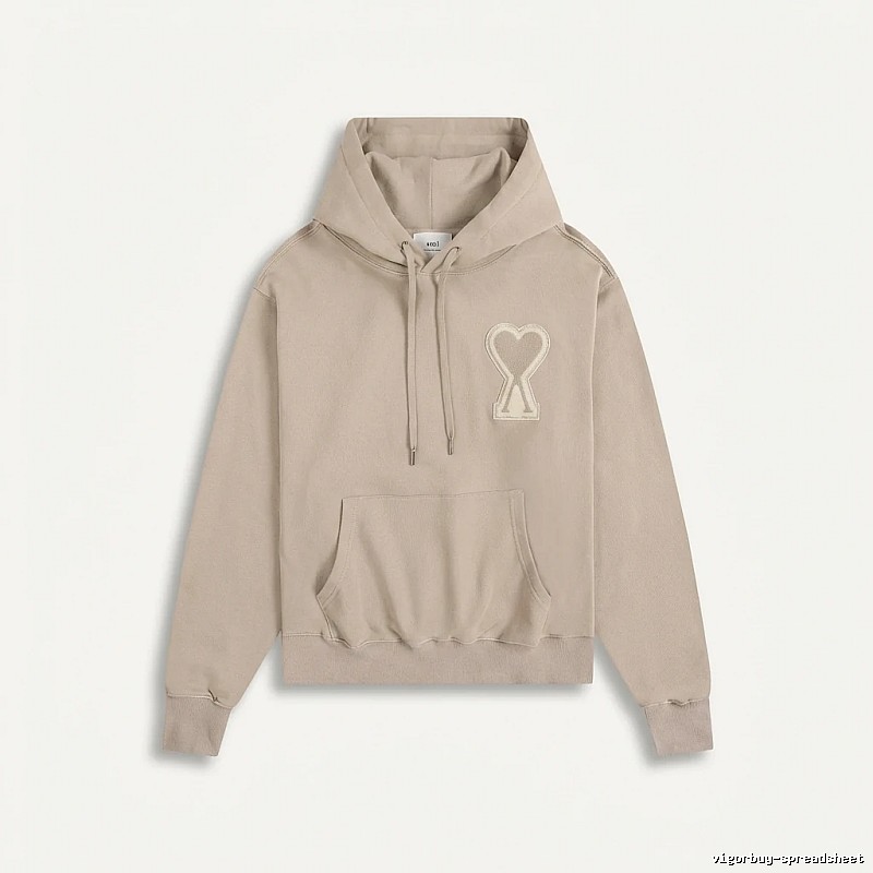 AMI Love Trend Brand Beige Sweatshirt