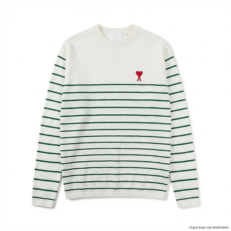 AMI striped white sweater