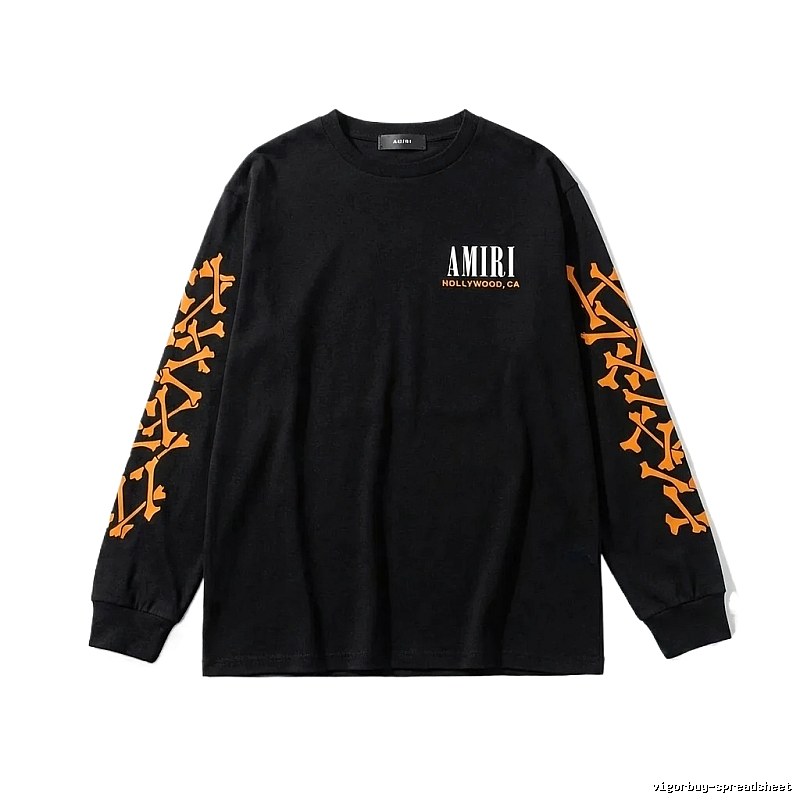 AMIRI Black Skull Pattern Sweatshirt