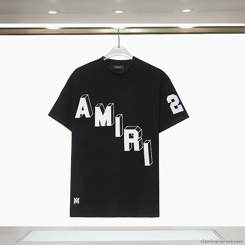 Amiri Compact Graphic T-shirt White Blue Amiri for Sport-Inspired Styling