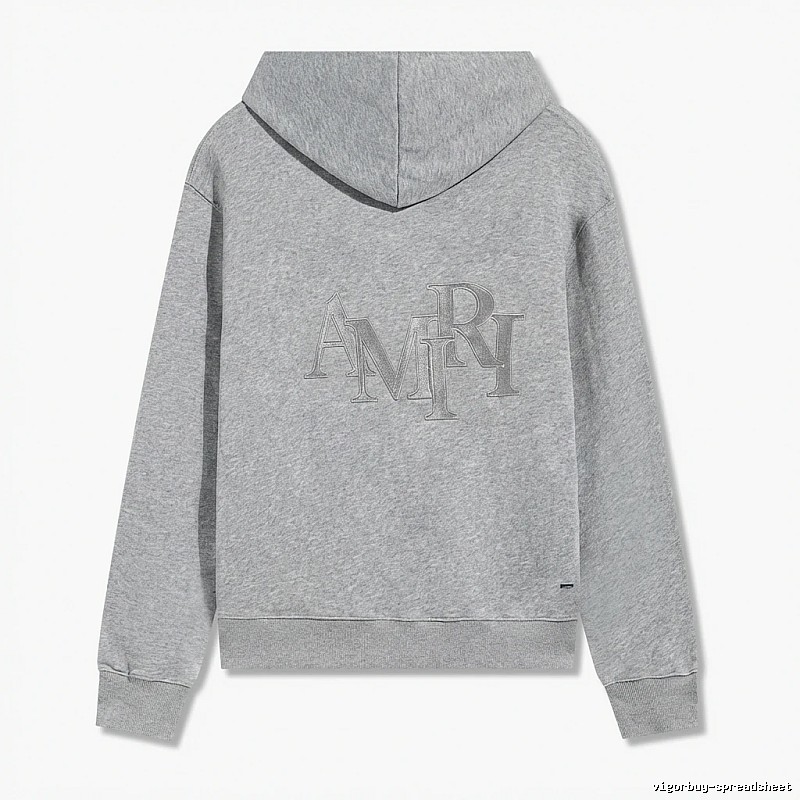 AMIRI grey minimalist style sweatshirt