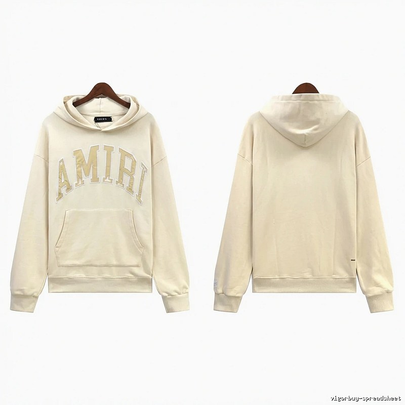 AMIRI Letter Style Off-white Hoodie