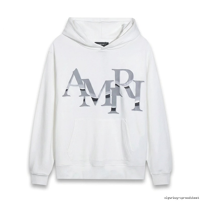 AMIRI Letter Style White Sweatshirt