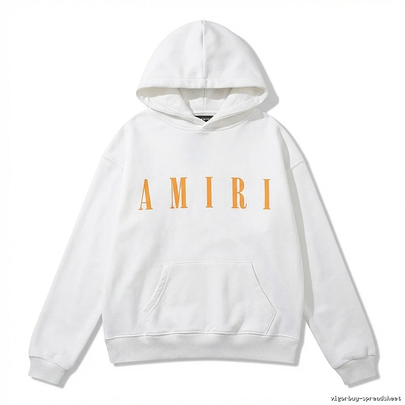 AMIRI letter trendy brand white sweatshirt