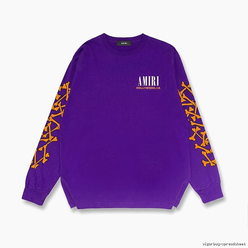 AMIRI purple sweatshirt with skull print