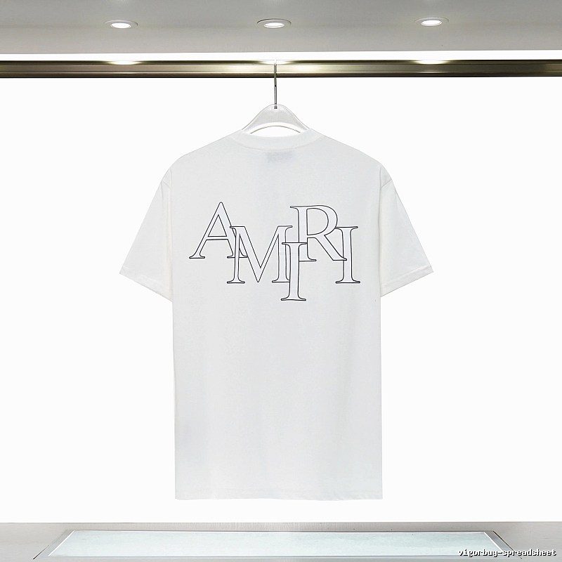 Amiri Relaxed Graphic T-shirt White Blue Amiri with Versatile Design