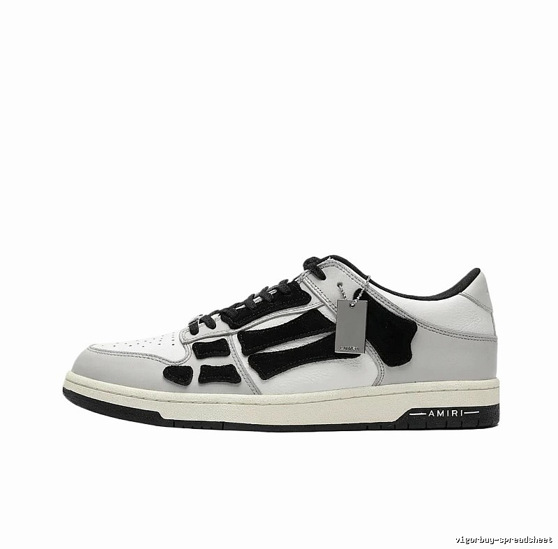 AMIRI Retro Black and White Sneakers