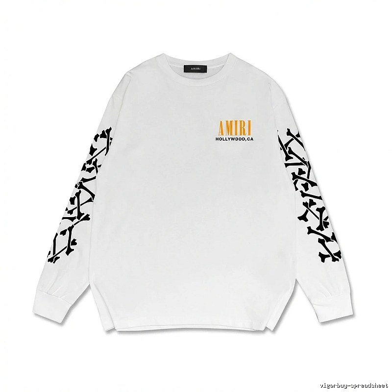 AMIRI Retro Style White Sweatshirt