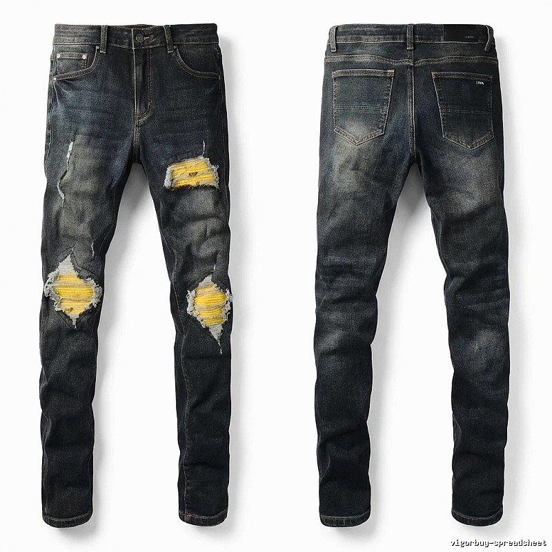 AMIRI Ripped Dark Jeans