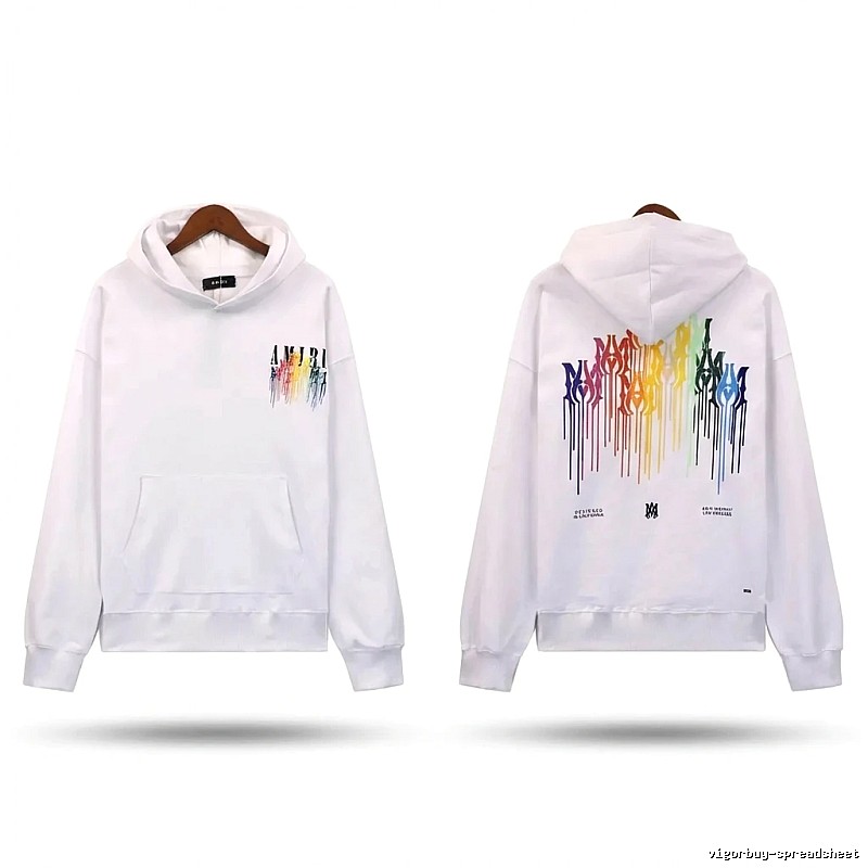 AMIRI Splatter White Hoodie