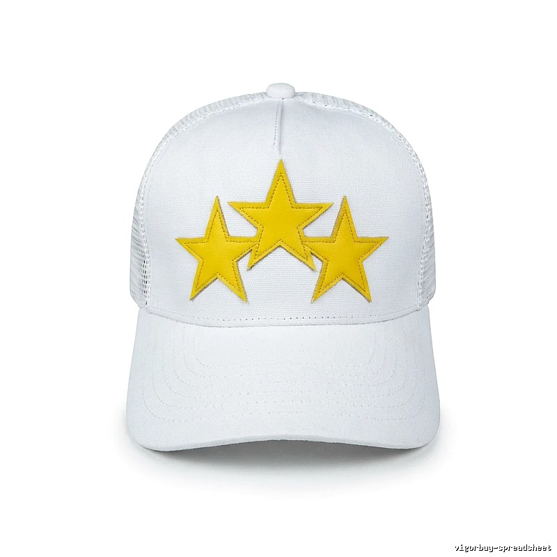 AMIRI Starry Trendy Cool Style White Hat
