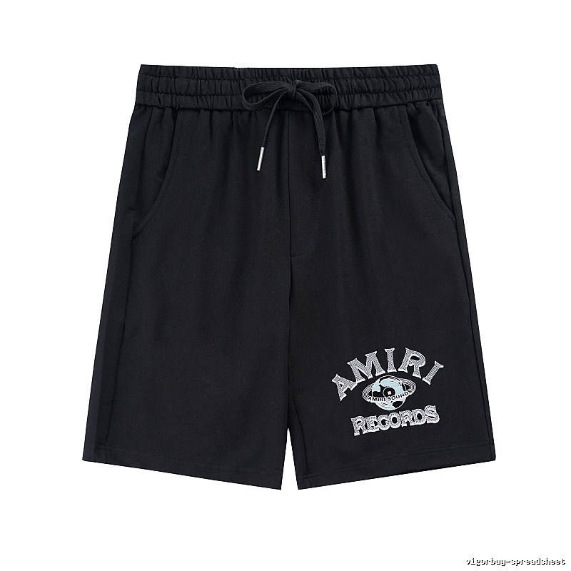 Amiri Streetwear Logo shorts Black Casual Amiri with Logo Accent