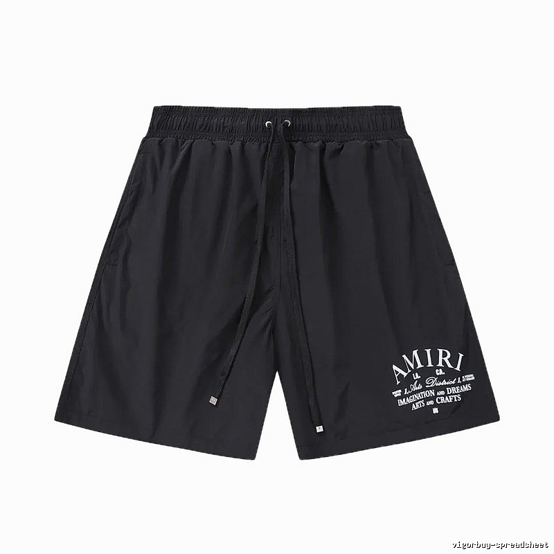 AMIRI trendy brand black shorts