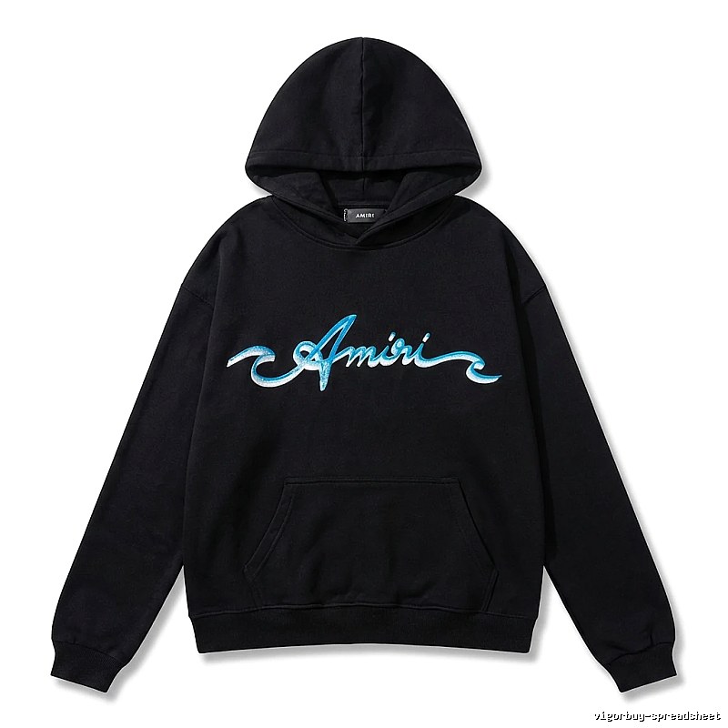 AMIRI Trendy Style Black Hoodie