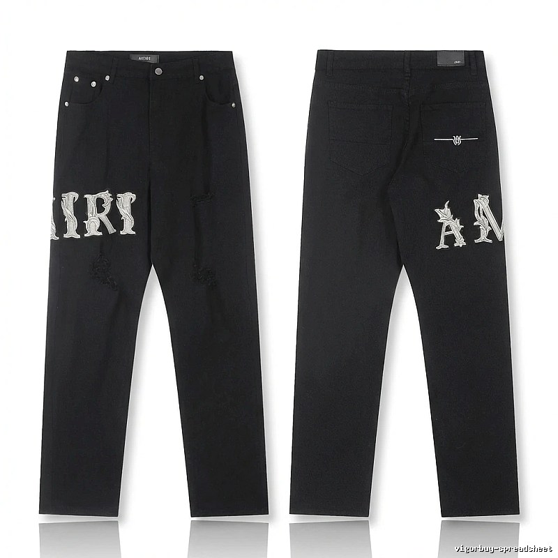 AMIRI vintage-style black jeans
