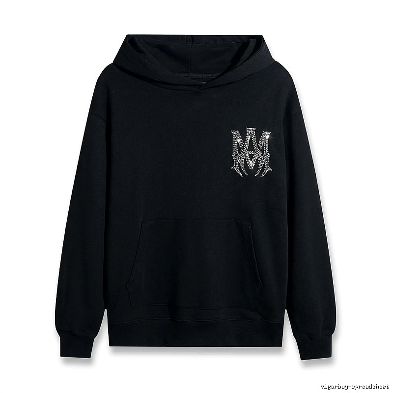 AMIRI's trendy and cool black hoodie