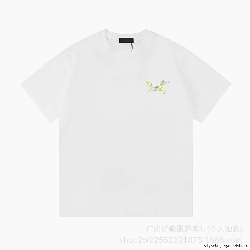 Arc'teryx Floral Print Outdoor Style White T-Shirt