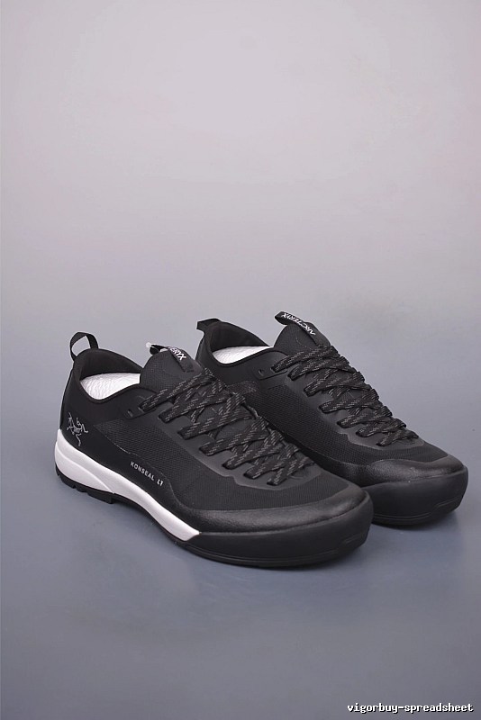 Arc'teryx Trail Sneakers with Technical Upper in Black and White