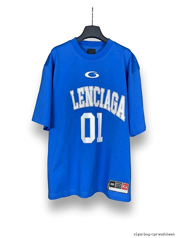 Balenciaga 01 Series Blue T-shirt