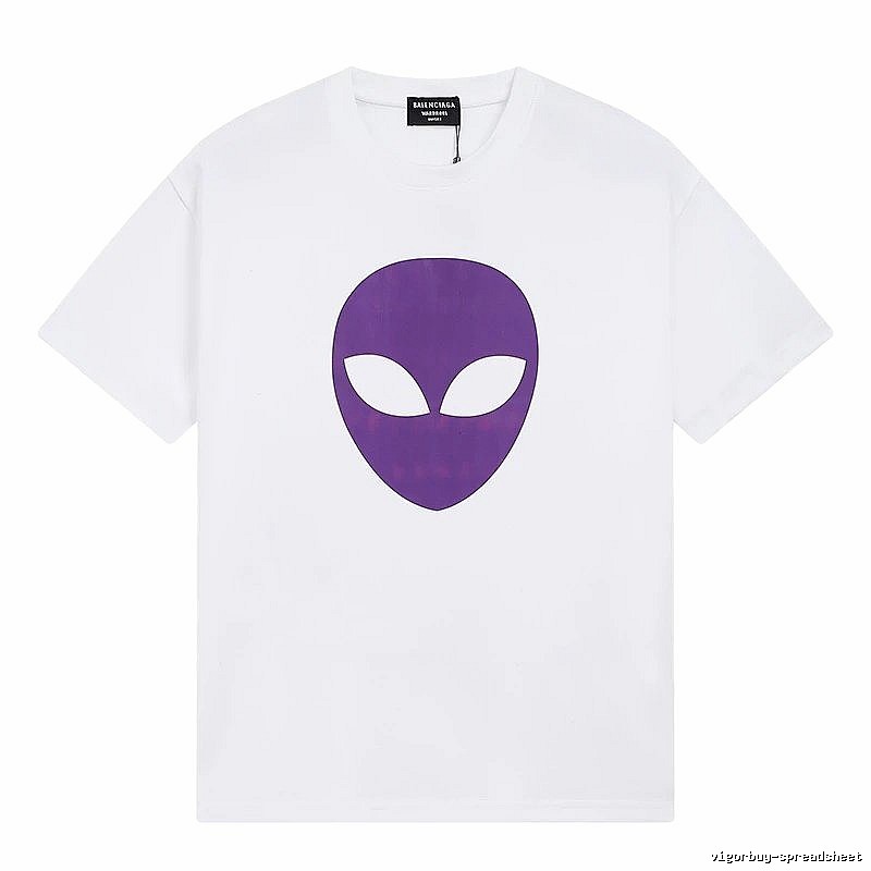 Balenciaga Alien Print White T-shirt