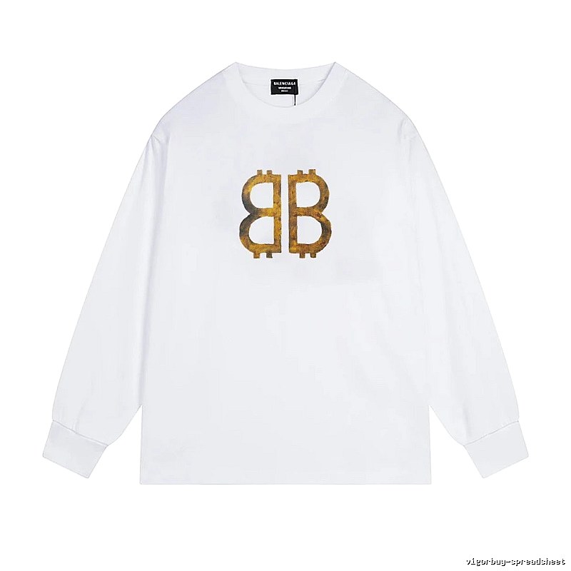 Balenciaga BB Print White T-shirt