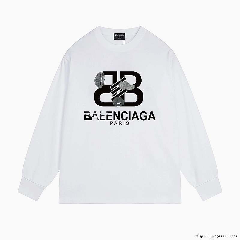 Balenciaga BB Series Simple White T-shirt