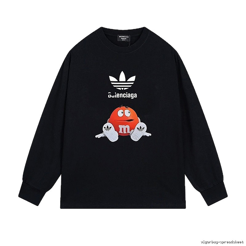 Balenciaga Co-branded Trendy T-shirt
