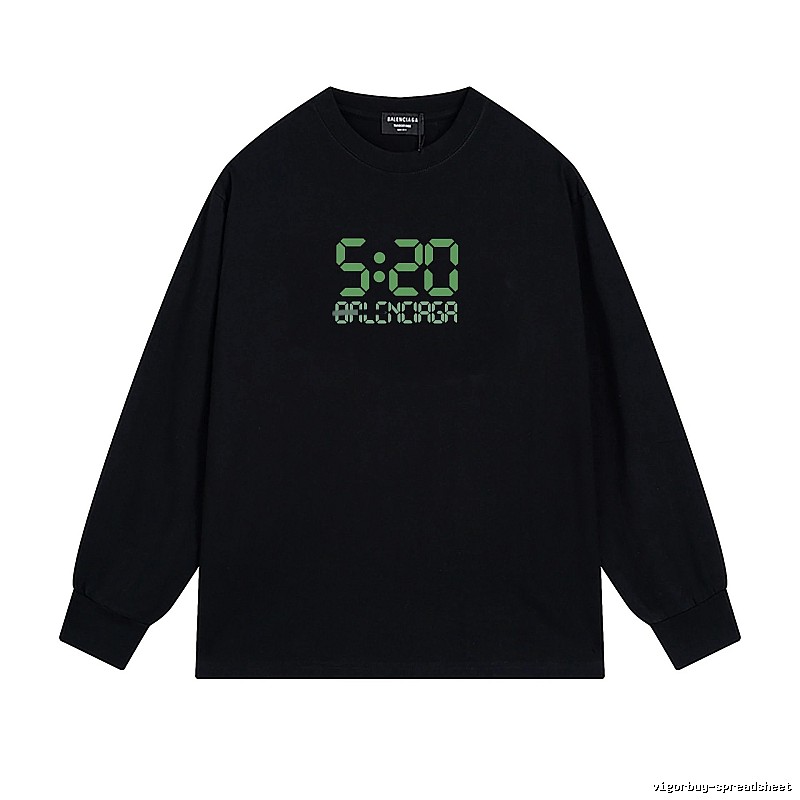 Balenciaga digital style black sweatshirt