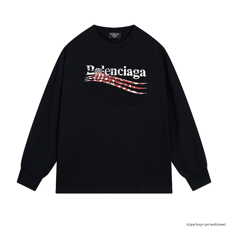 Balenciaga graffiti-style black T-shirt