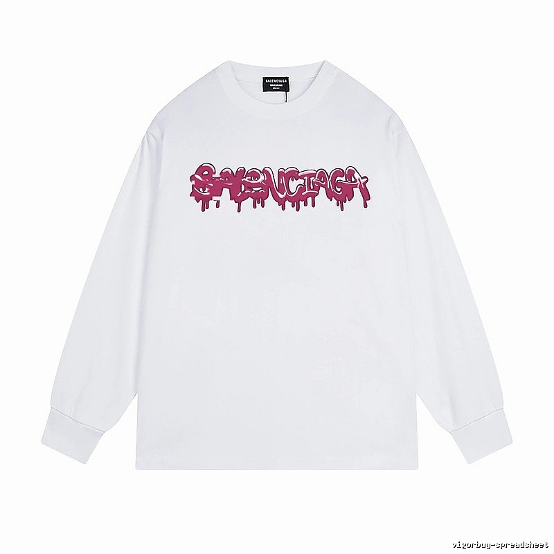 Balenciaga graffiti-style white T-shirt