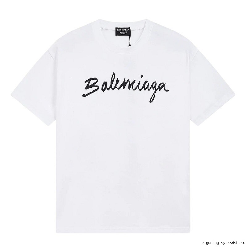 Balenciaga letter simple white T-shirt