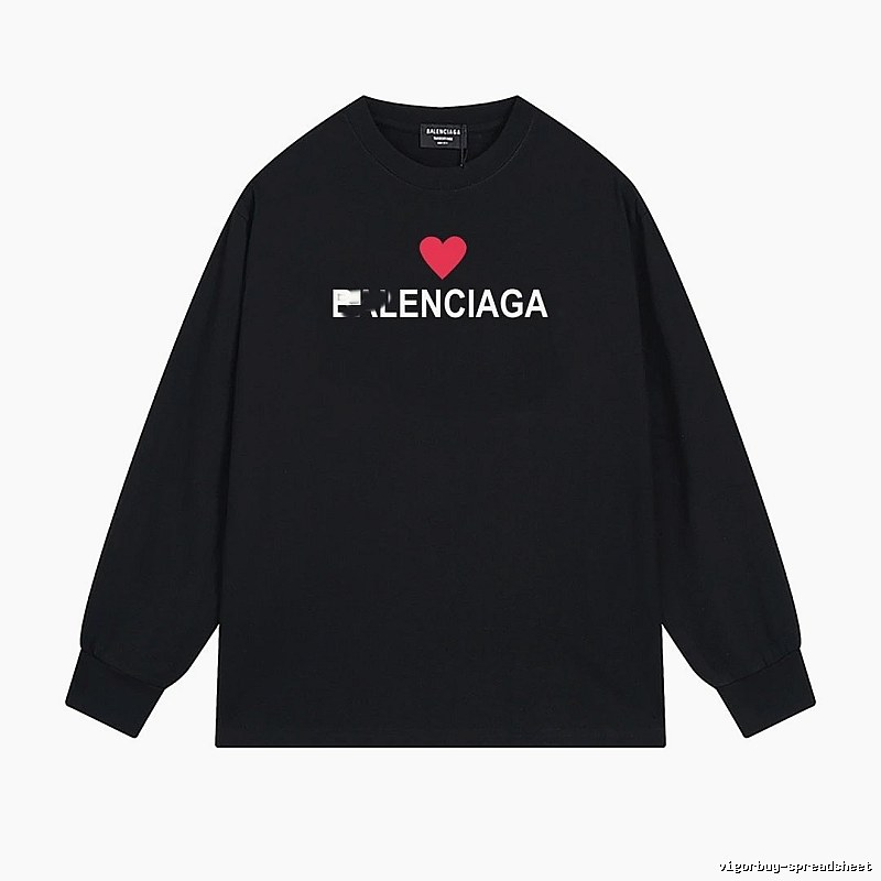 Balenciaga Love Simple Black T-shirt