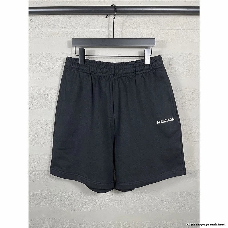 Balenciaga minimalist black shorts