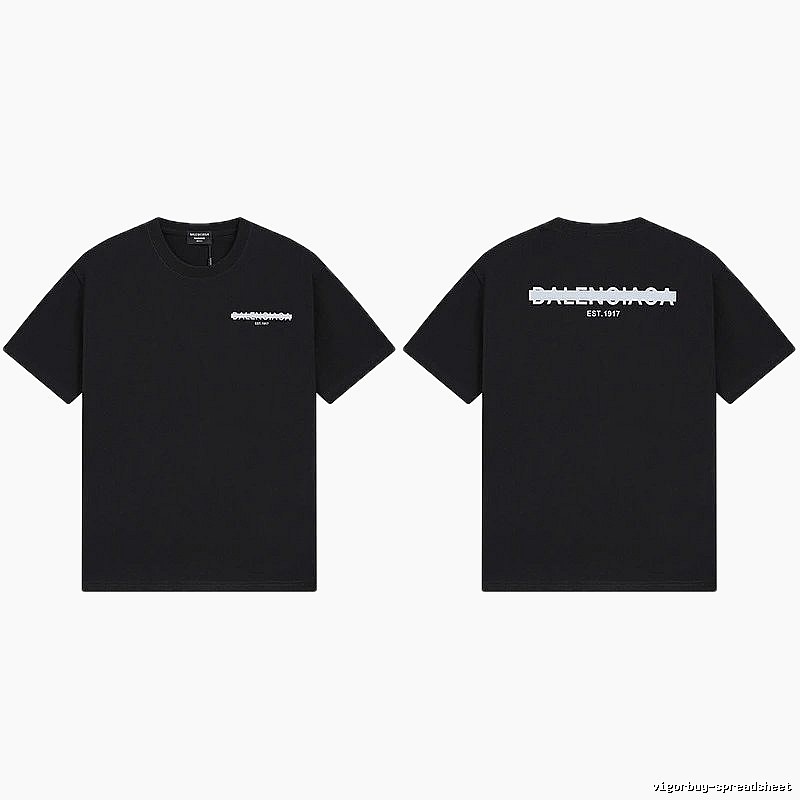Balenciaga minimalist black T-shirt