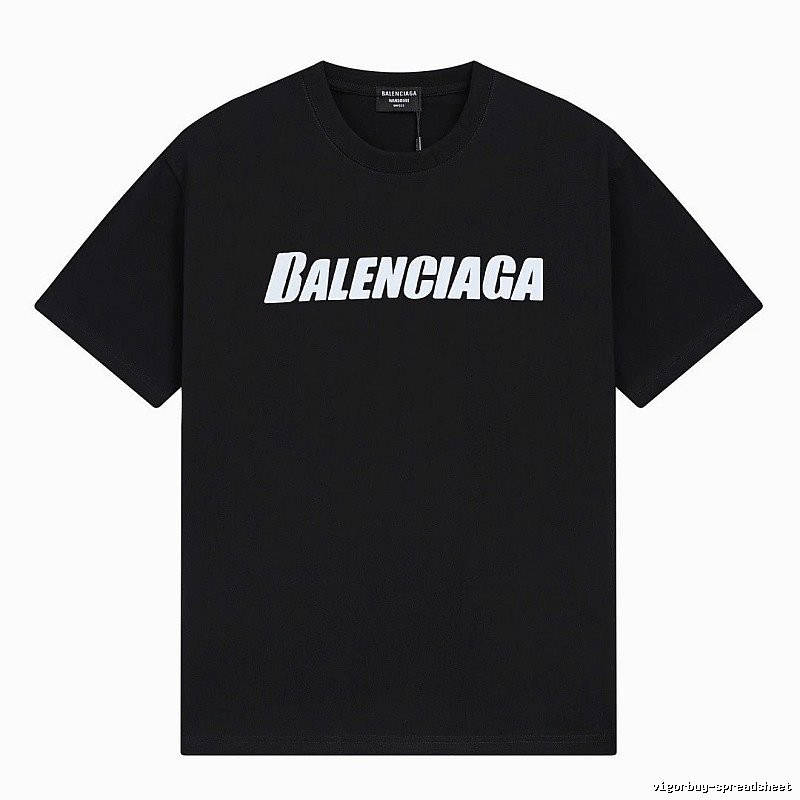 Balenciaga minimalist style black T-shirt