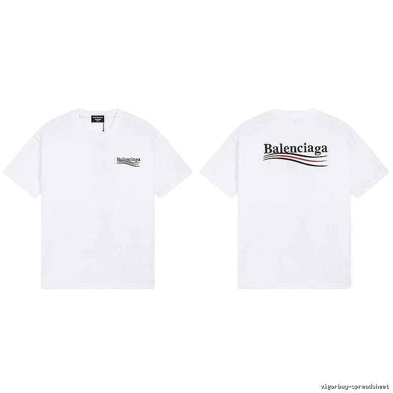 Balenciaga minimalist style white T-shirt