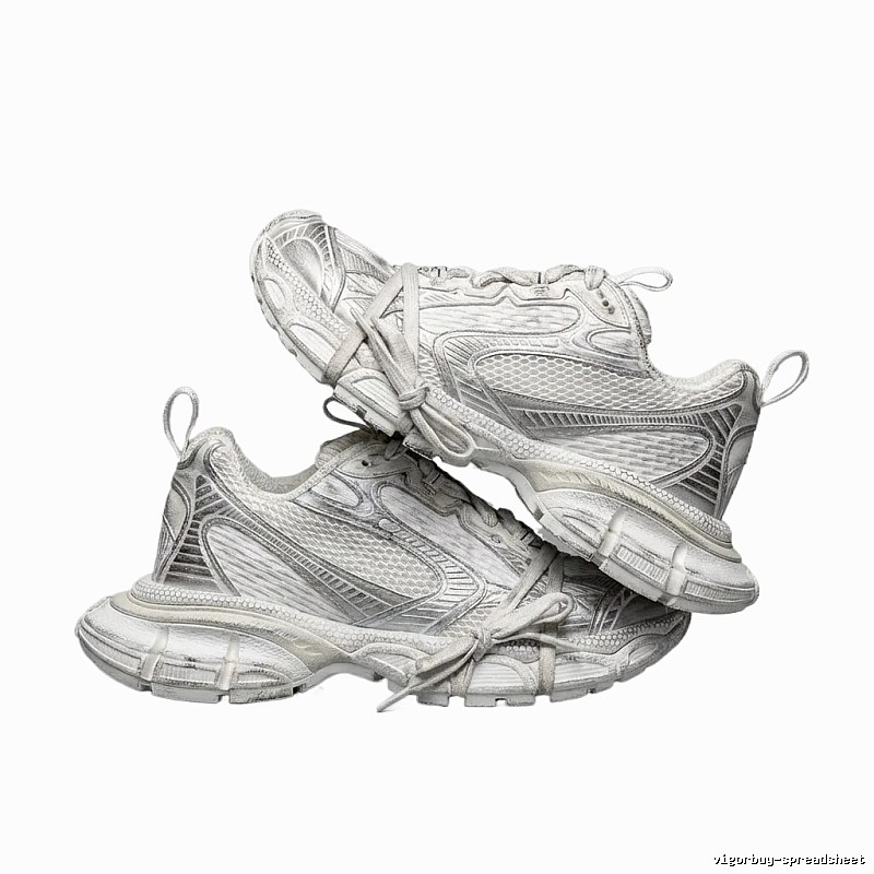 Balenciaga retro silver-gray sneakers
