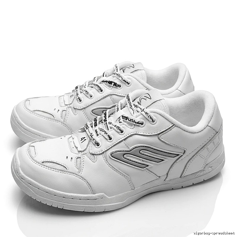 Balenciaga retro-style white shoes