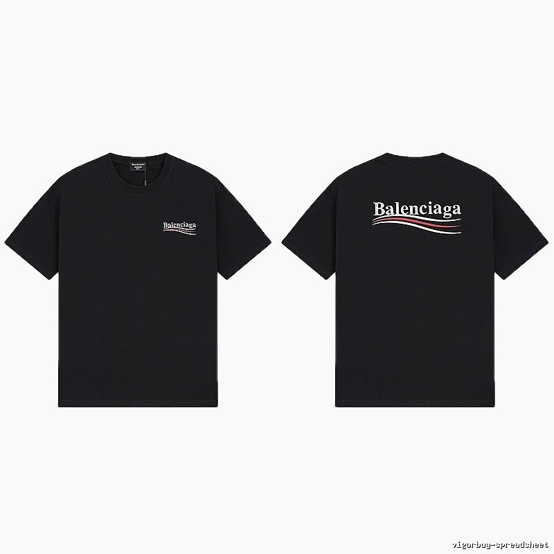 Balenciaga simple black short-sleeve