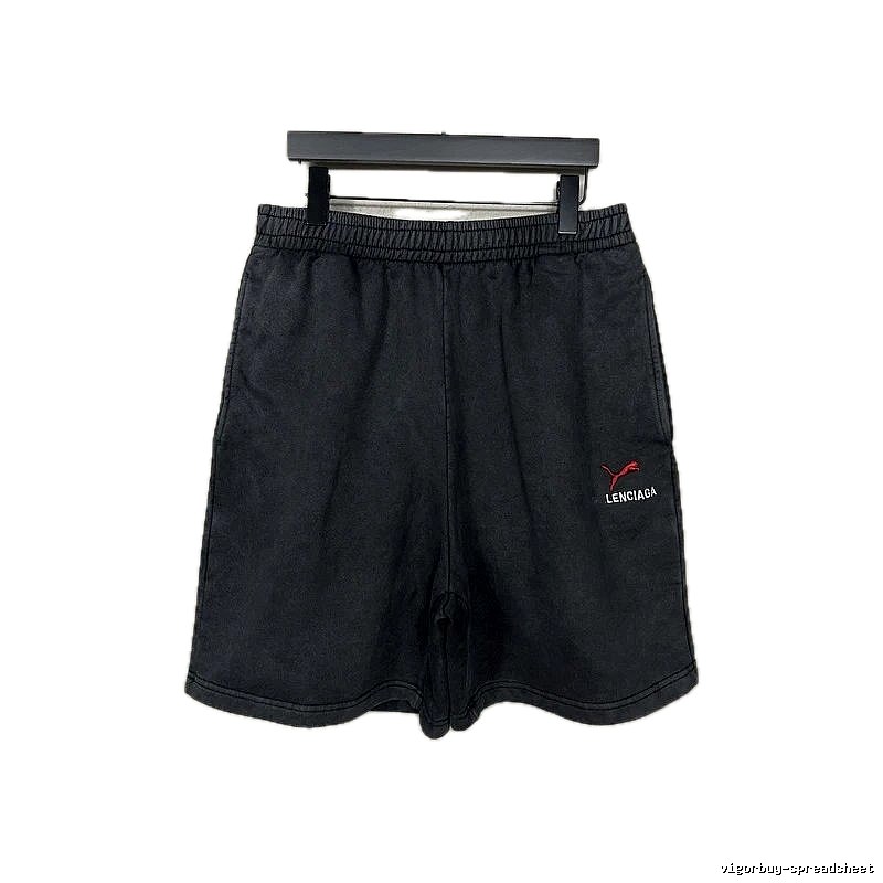 Balenciaga sporty black shorts