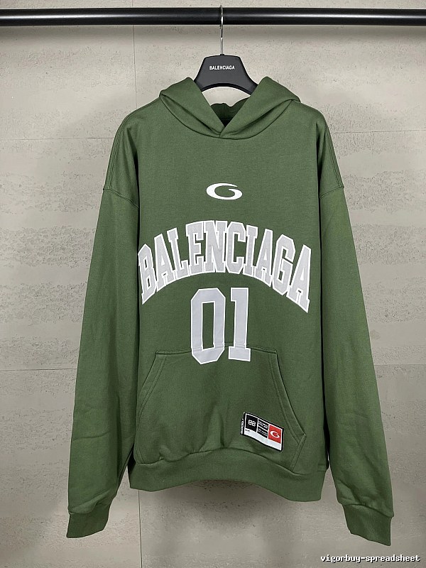 Balenciaga sporty green sweatshirt