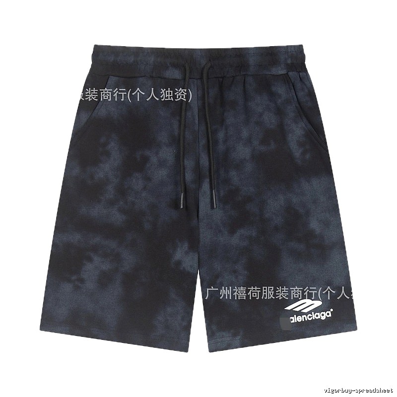 Balenciaga tie-dye style shorts