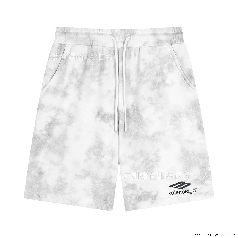 Balenciaga tie-dye style shorts