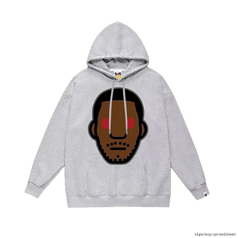 Bape Ape Grey Hoodie