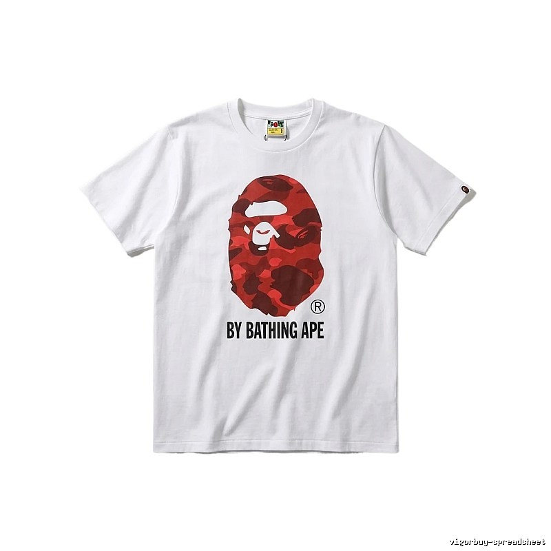 Bape ape head print white T-shirt