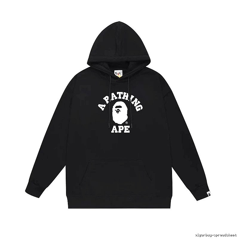 Bape Ape Head Simple Black Sweatshirt