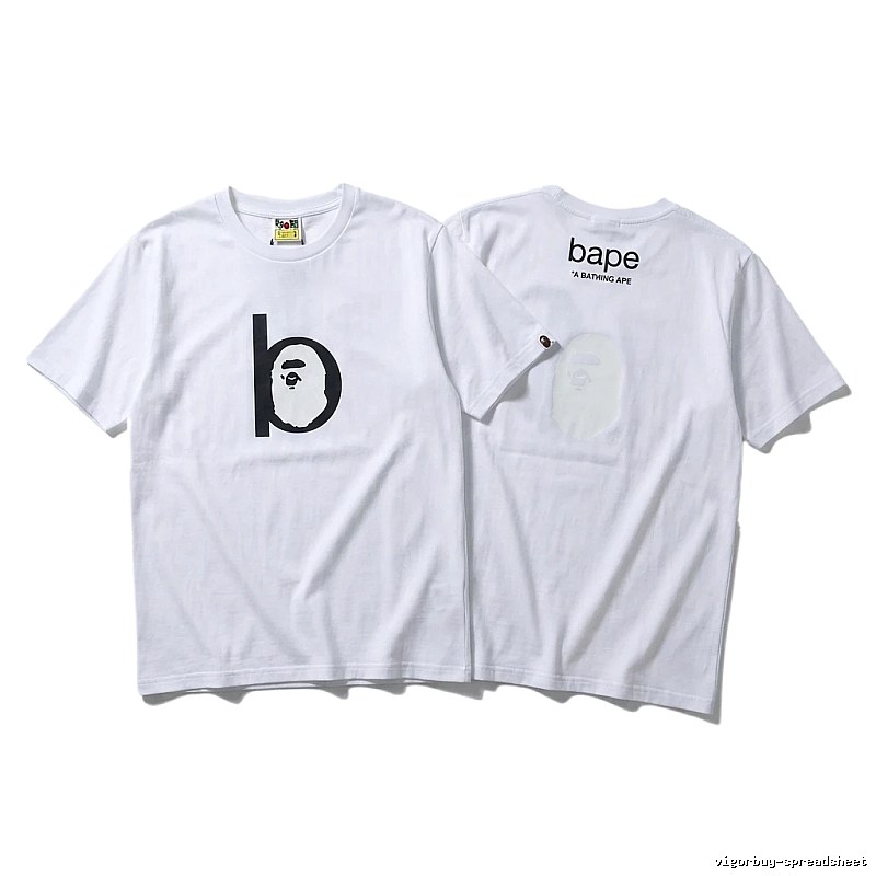 Bape Ape Head Simple White T-shirt