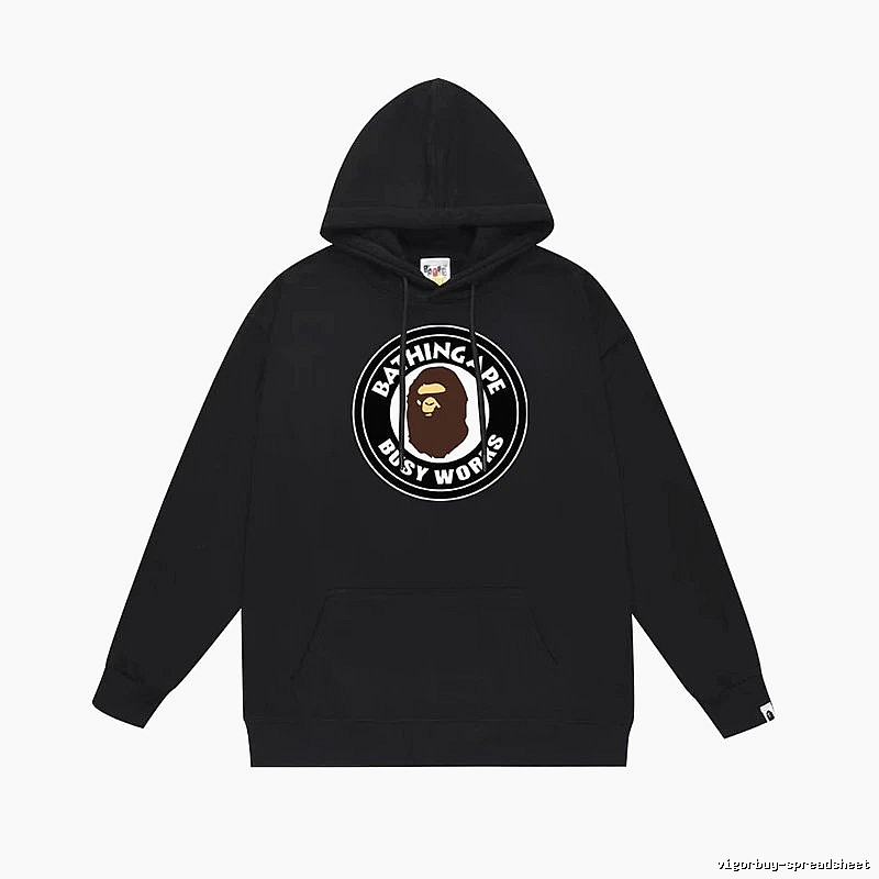 Bape Ape Head Trendy Cool Black Hoodie