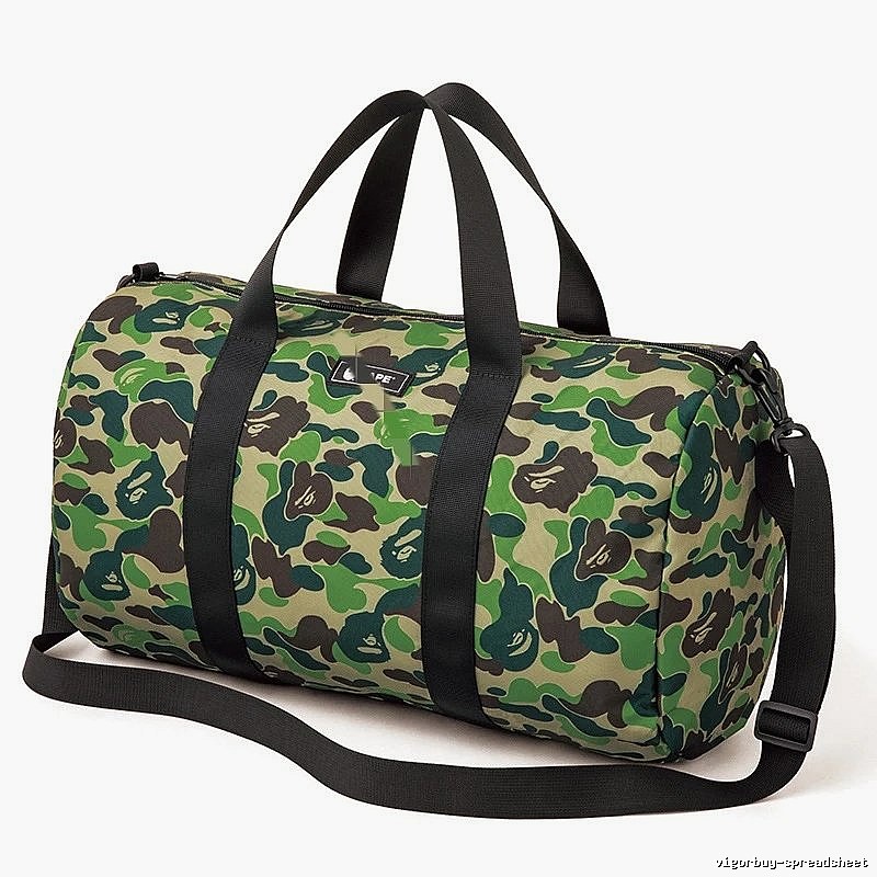 Bape camouflage style travel bag