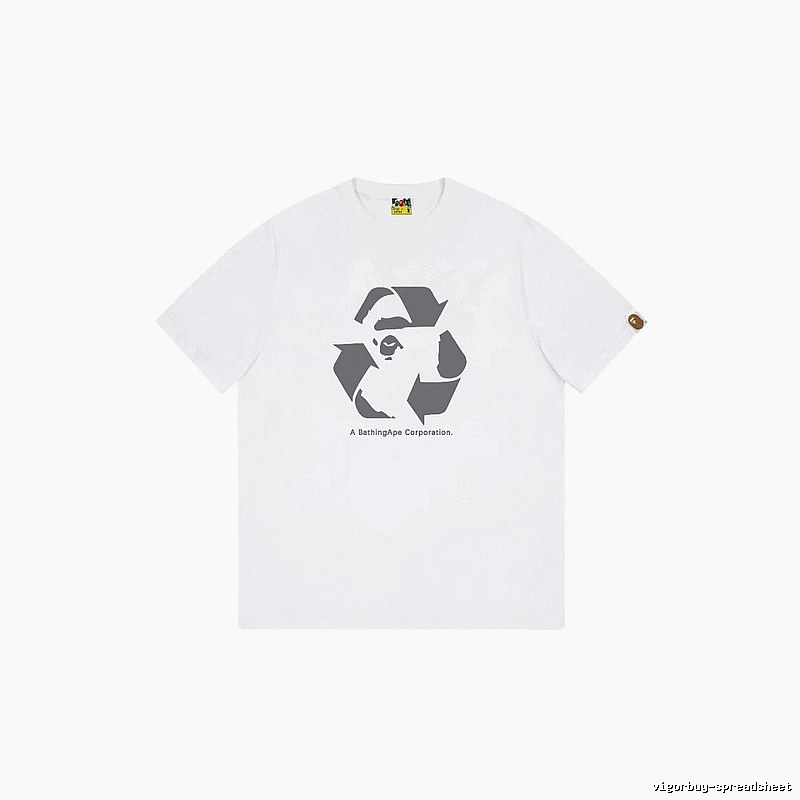 Bape Recycling Collection White T-shirt